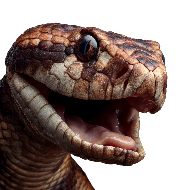 Smiling Snake V2 Vinyl Car Decal Sticker – Waterproof & UV-Resistant 6.826666666666667"