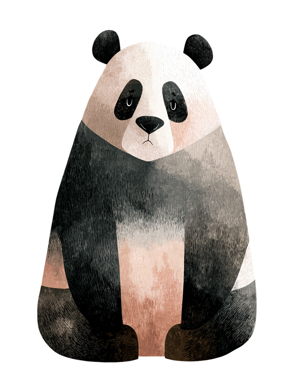 Cute Panda Bear V3 Vinyl Car Decal Sticker – Waterproof & UV-Resistant 4.1066666666666665"