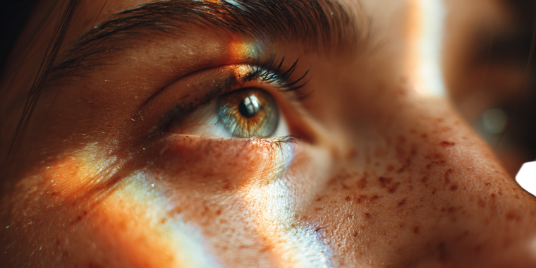 Woman'S Eye Close-Up V9 Vinyl Car Decal Sticker – Waterproof & UV-Resistant 5.12"