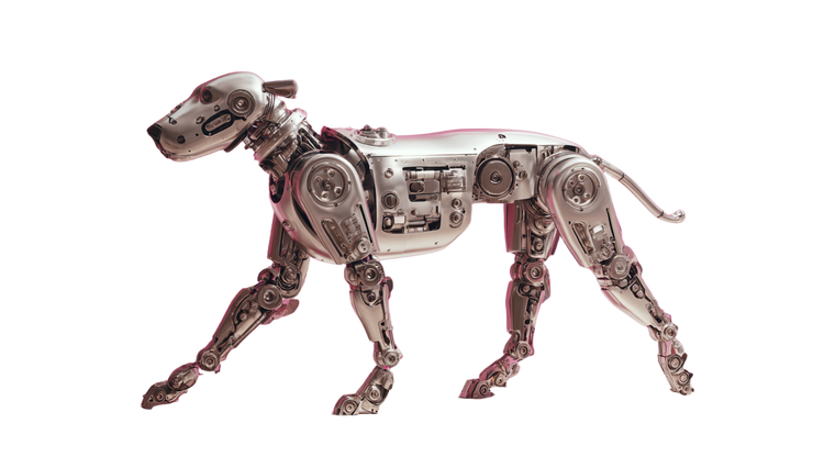 Robotic Canine Vinyl Car Decal Sticker – Waterproof & UV-Resistant 5.4