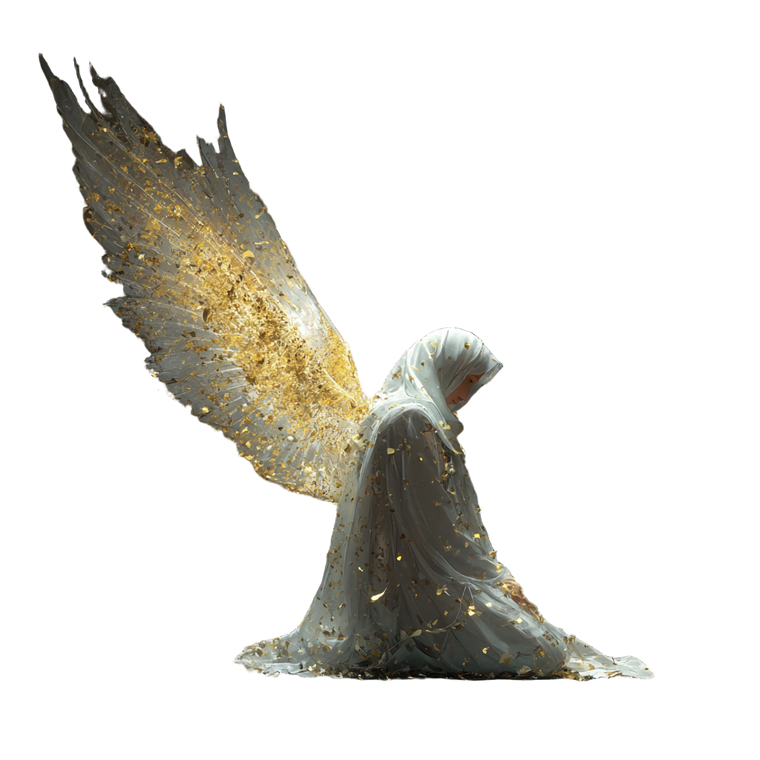 Angelic Healing Presence Vinyl Car Decal Sticker – Waterproof & UV-Resistant 3.4133333333333336"