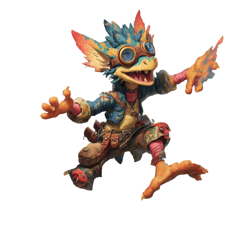 Flamboyant Kobold Vinyl Car Decal Sticker – Waterproof & UV-Resistant 3.4133333333333336"