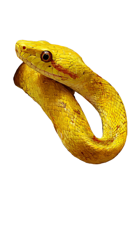 Yellow Snake Bananas Vinyl Car Decal Sticker – Waterproof & UV-Resistant 9.706666666666667"
