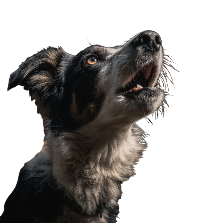 Barking Dog V3 Vinyl Car Decal Sticker – Waterproof & UV-Resistant 6.826666666666667"
