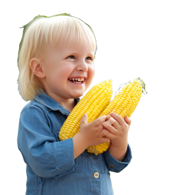 Joyful Child Eating Vinyl Car Decal Sticker – Waterproof & UV-Resistant 3.4133333333333336"