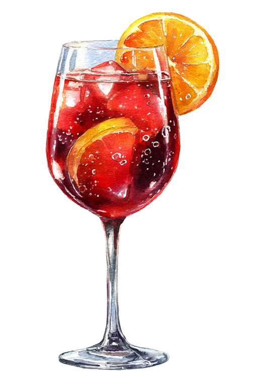 Campari Spritz Art Vinyl Car Decal Sticker – Waterproof & UV-Resistant 4.4