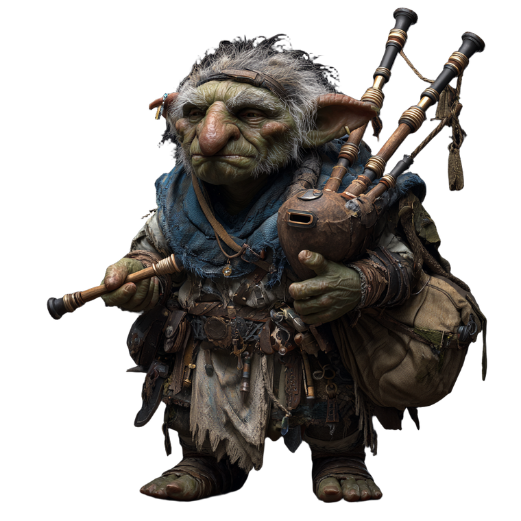 Goblin Bard V3 Vinyl Car Decal Sticker – Waterproof & UV-Resistant 3.4133333333333336"