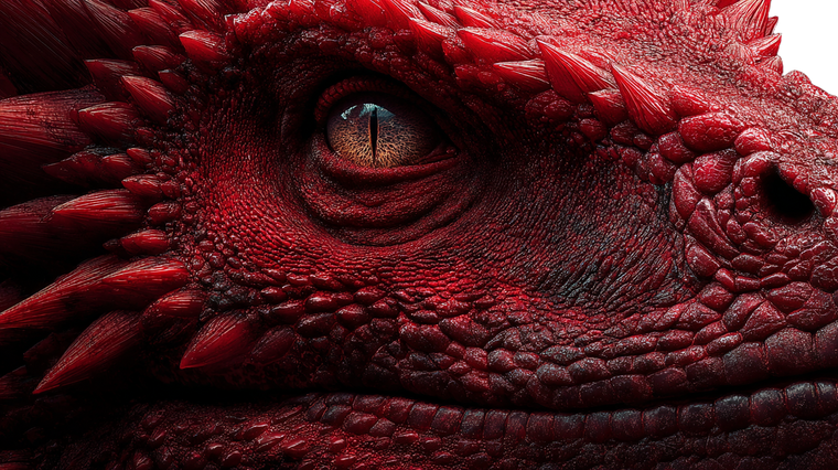 Scarlet Dragon V2 Vinyl Car Decal Sticker – Waterproof & UV-Resistant 5.4