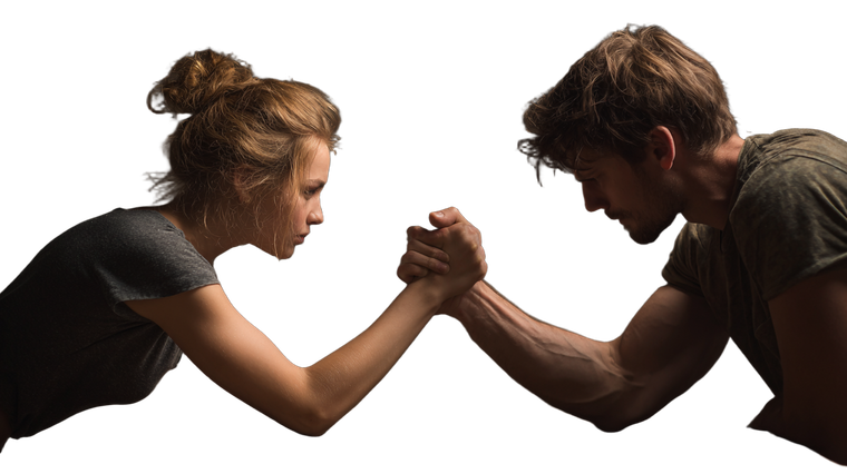 Winning Arm Wrestle Vinyl Car Decal Sticker – Waterproof & UV-Resistant 5.4