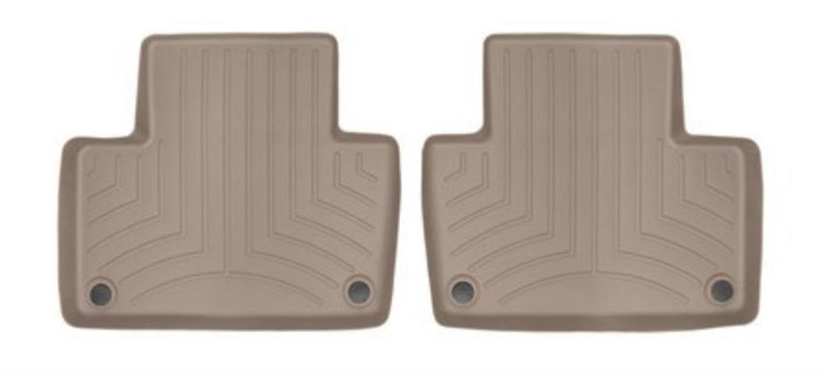 Ultimate Interior Protection | Weathertech Floor Liner Fits 2019-2023 Volvo S60,V60 | Tan TPO Material | Molded Fit Features Channels And Reservoir