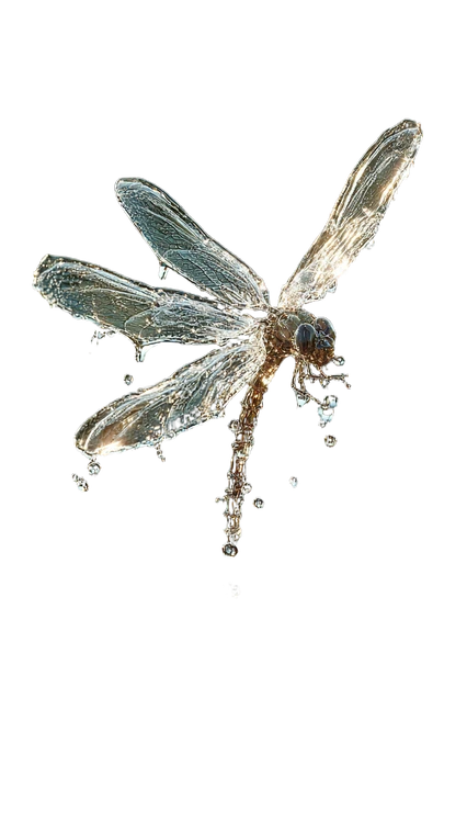 Water Dragonfly Vinyl Car Decal Sticker – Waterproof & UV-Resistant 9.706666666666667"