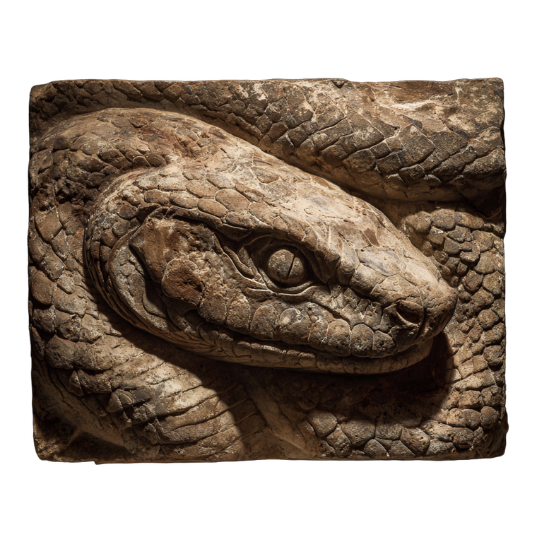 Serpent Head Vinyl Car Decal Sticker – Waterproof & UV-Resistant 3.4133333333333336"
