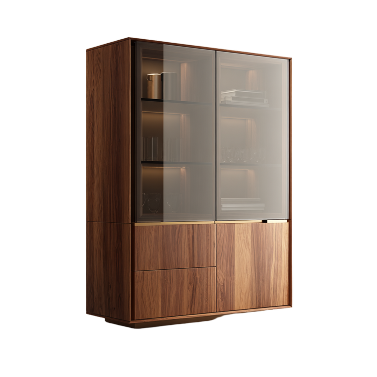 Modern Brown Cabinet Vinyl Car Decal Sticker – Waterproof & UV-Resistant 3.4133333333333336"