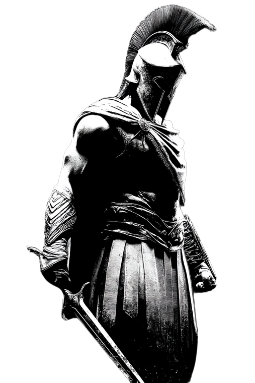 Spartan Warrior V278 Vinyl Car Decal Sticker – Waterproof & UV-Resistant 4.4