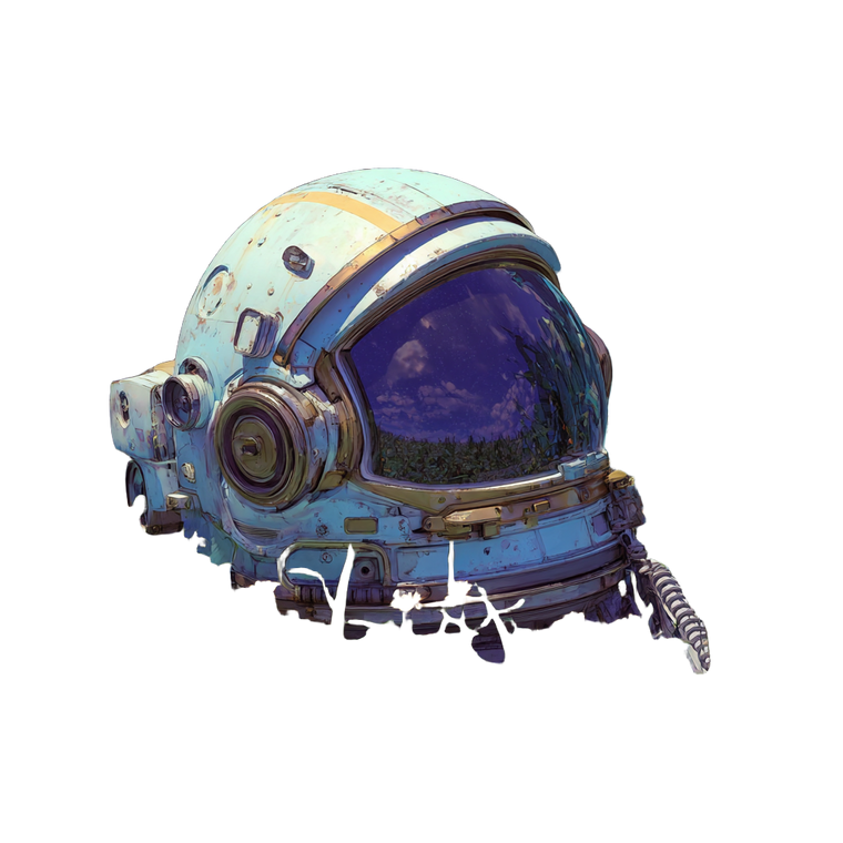 Astronaut Helmet V5 Vinyl Car Decal Sticker – Waterproof & UV-Resistant 3.4133333333333336"