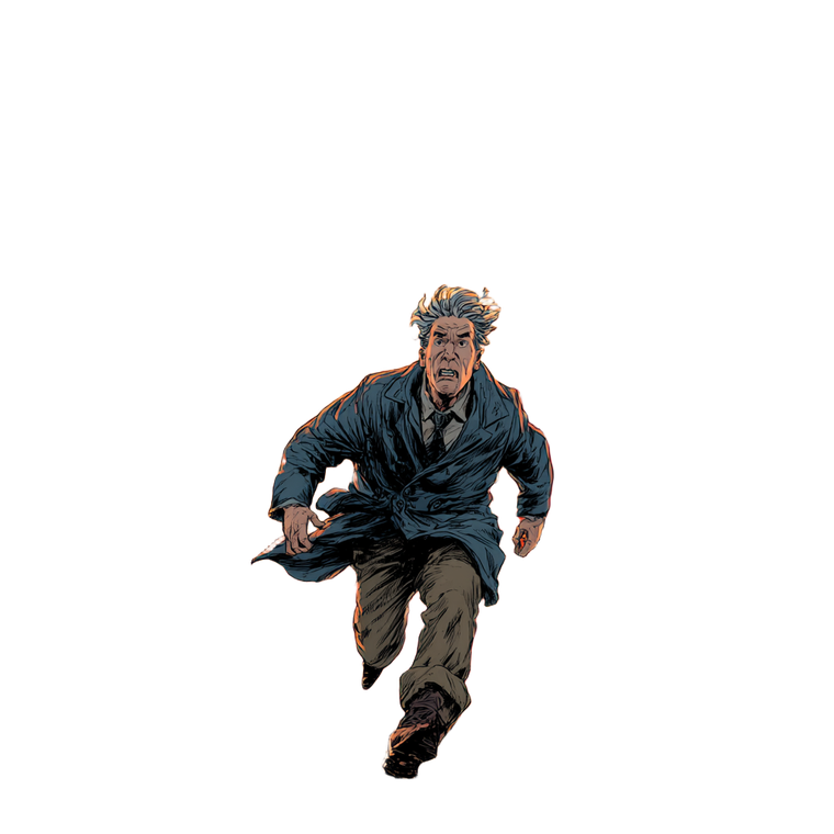 Fleeing War Criminal Vinyl Car Decal Sticker – Waterproof & UV-Resistant 3.4133333333333336"