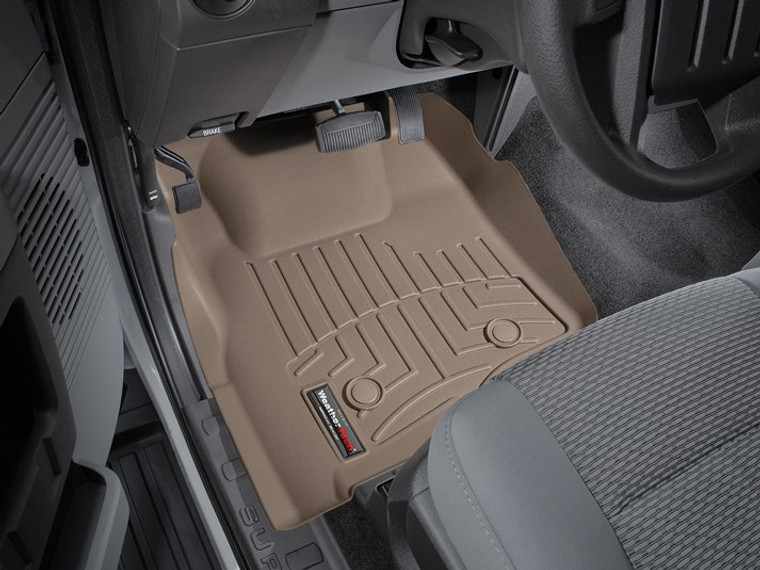 Ultimate Protection | Molded Tan Floor Liners 2011-2012 Ford F-250,F-350,F-450,F-550 | WeatherTech