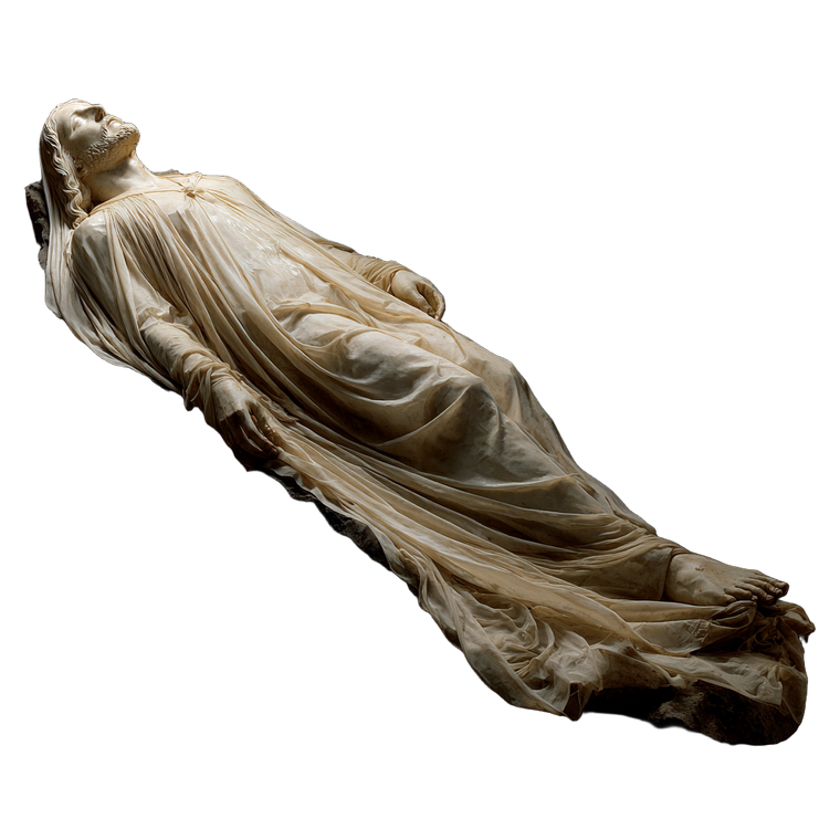 Veiled Christ Vinyl Car Decal Sticker – Waterproof & UV-Resistant 3.4133333333333336"