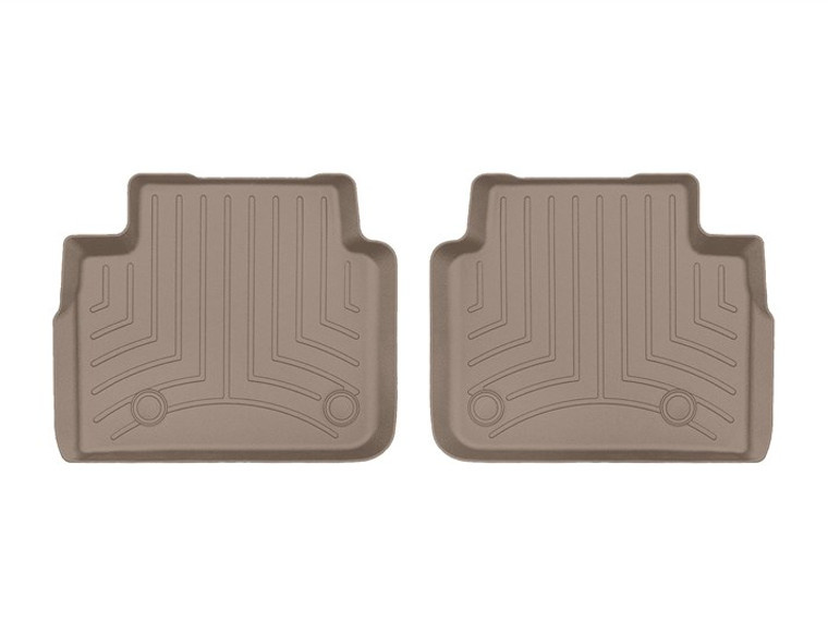 2021-2023 Fit | WeatherTech Floor Liner for Jeep Grand Cherokee L | Tan Molded Fit with Channels and Reservoir