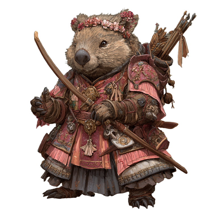 Wombat Warrior V2 Vinyl Car Decal Sticker – Waterproof & UV-Resistant 6.826666666666667"