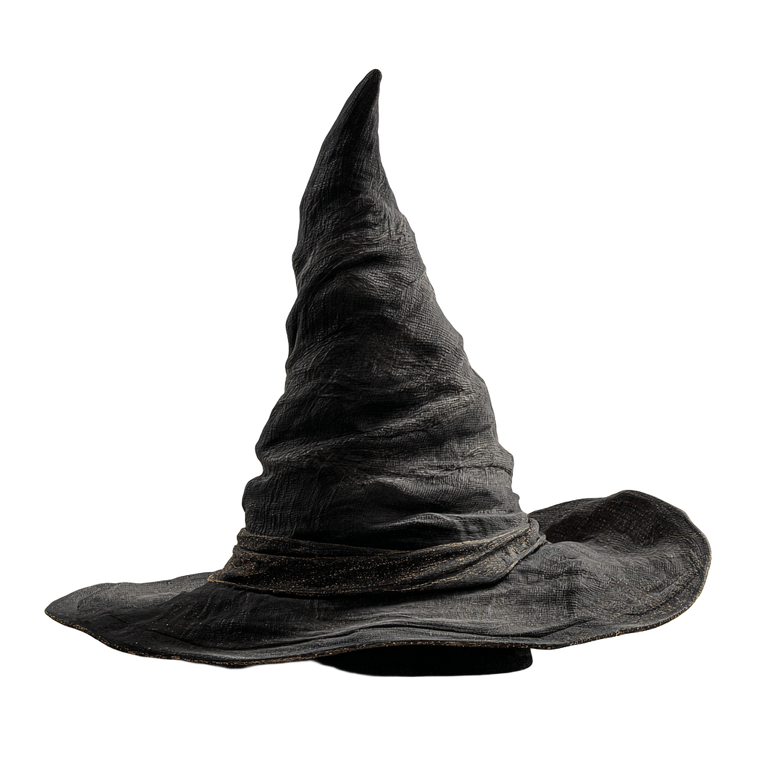 Witch Hat Vinyl Car Decal Sticker – Waterproof & UV-Resistant 6.826666666666667"