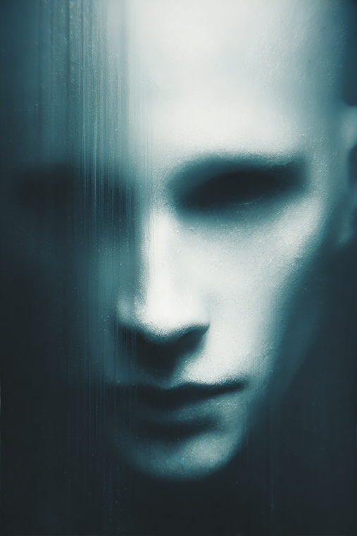 Pale Eerie Face Vinyl Car Decal Sticker – Waterproof & UV-Resistant 4.4