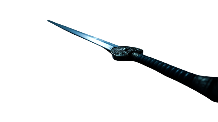 Chinese Sword Artifact Vinyl Car Decal Sticker – Waterproof & UV-Resistant 2.72"