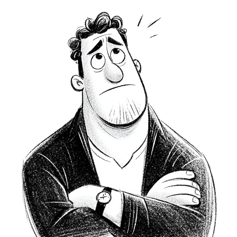 Thinking Character V2 Vinyl Car Decal Sticker – Waterproof & UV-Resistant 3.4133333333333336" Thinking Character V2 Vinyl Car Decal Sticker – Waterproof & UV-Resistant 3.4133333333333336"