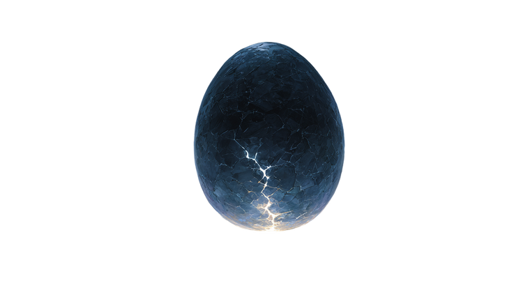 Obsidian Egg Vinyl Car Decal Sticker – Waterproof & UV-Resistant 2.72"