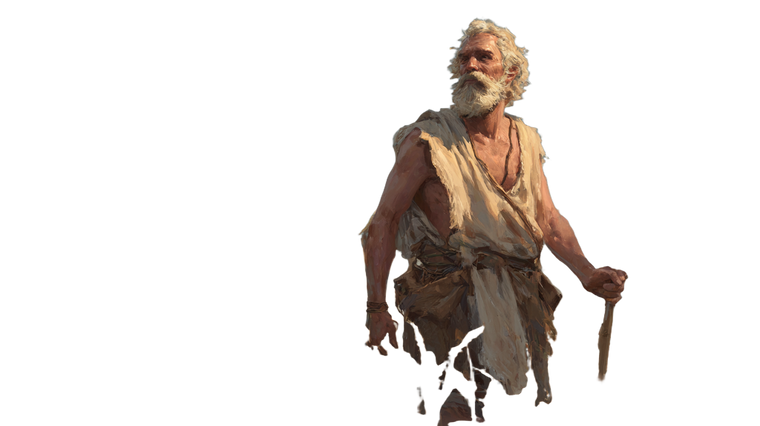 Ancient Greek Farmer Vinyl Car Decal Sticker – Waterproof & UV-Resistant 2.72"
