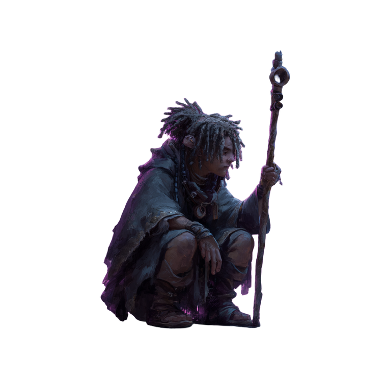 Spore Druid Halfling Vinyl Car Decal Sticker – Waterproof & UV-Resistant 3.4133333333333336"