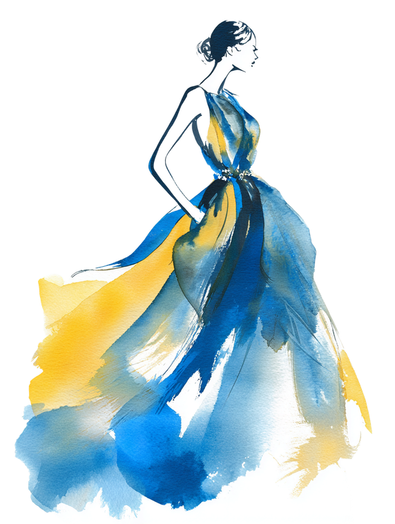 Fashion Illustration Woman V8 Vinyl Car Decal Sticker – Waterproof & UV-Resistant 4.1066666666666665"