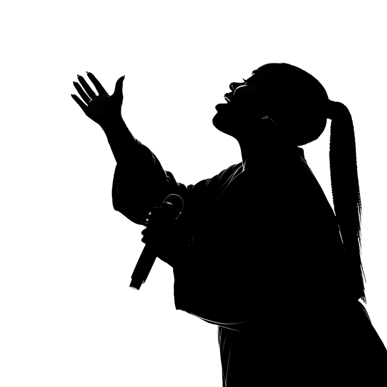 Worshiping Silhouette Vinyl Car Decal Sticker – Waterproof & UV-Resistant 6.826666666666667"