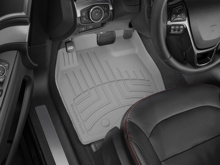 Custom Molded Fit Floor Liner | 2019-2024 Nissan Altima | Gray With Fluid Channels | High-Walled Design