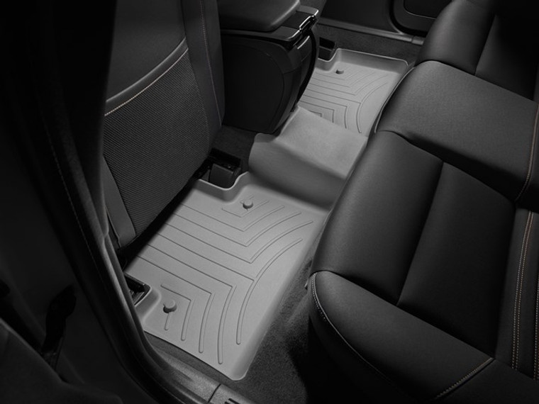 Ultimate Protection Weathertech Floor Liner | Molded Fit 2020-2022 Mercedes-Benz GLE350,GLE580,GLE450 | High Density Tri-Extruded Material | Channels & Reservoir | Gray