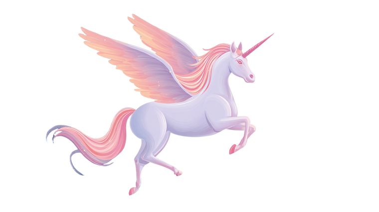 Unicorn Pegasus Cartoon Vinyl Car Decal Sticker – Waterproof & UV-Resistant 2.72"