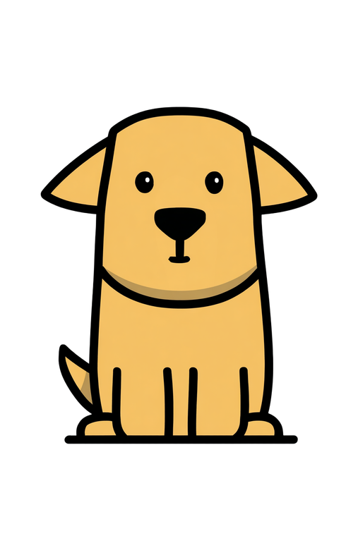 Cartoon Dog V30 Vinyl Car Decal Sticker – Waterproof & UV-Resistant 4.4