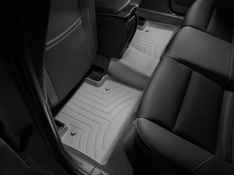 Protect Your 2023 Kia Niro with Weathertech Floor Liner | Molded Fit Floor Protection with Channels and Reservoir | Gray TPO Material