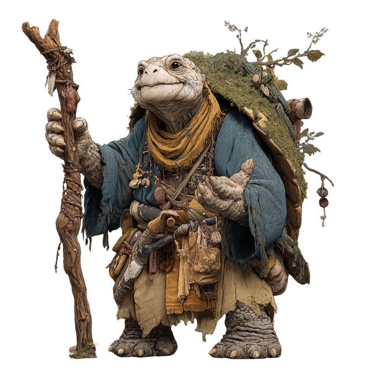 Wise Old Tortle Monk Vinyl Car Decal Sticker – Waterproof & UV-Resistant 6.826666666666667"