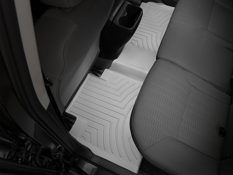 Ultimate Protection for Toyota Tacoma 2016-2023 | Weathertech Molded Fit Floor Liner | Gray TPO Material