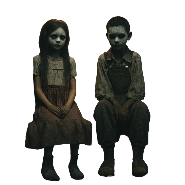Eerie Farmhouse Children Vinyl Car Decal Sticker – Waterproof & UV-Resistant 6.826666666666667"