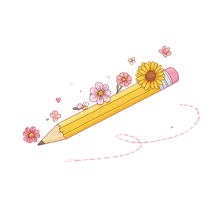 Whimsical Cartoon Pencil Vinyl Car Decal Sticker – Waterproof & UV-Resistant 6.826666666666667"