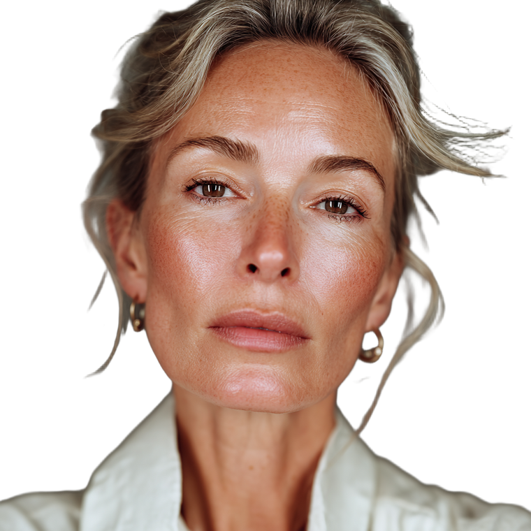 Skincare Model Portrait V3 Vinyl Car Decal Sticker – Waterproof & UV-Resistant 6.826666666666667"
