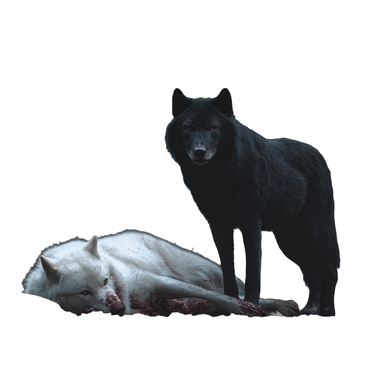 Dominant Black Wolf V2 Vinyl Car Decal Sticker – Waterproof & UV-Resistant 6.826666666666667"