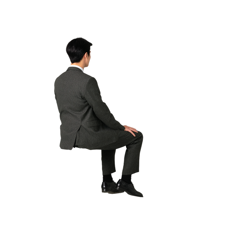 Floating Businessman V2 Vinyl Car Decal Sticker – Waterproof & UV-Resistant 6.826666666666667"