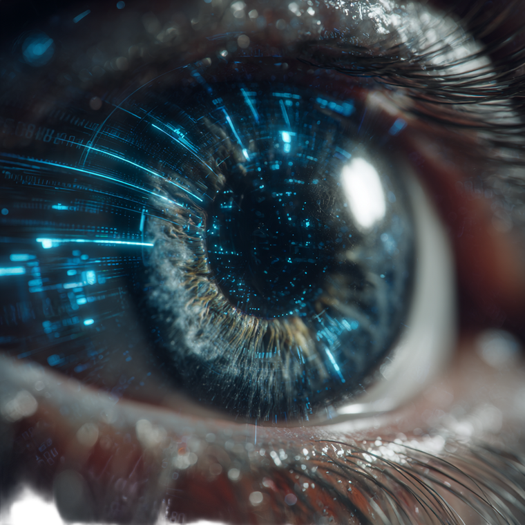 Cyberpunk Eye Vinyl Car Decal Sticker – Waterproof & UV-Resistant 6.826666666666667"