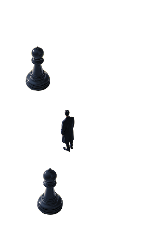 Founder Chess Figure Vinyl Car Decal Sticker – Waterproof & UV-Resistant 8.96"