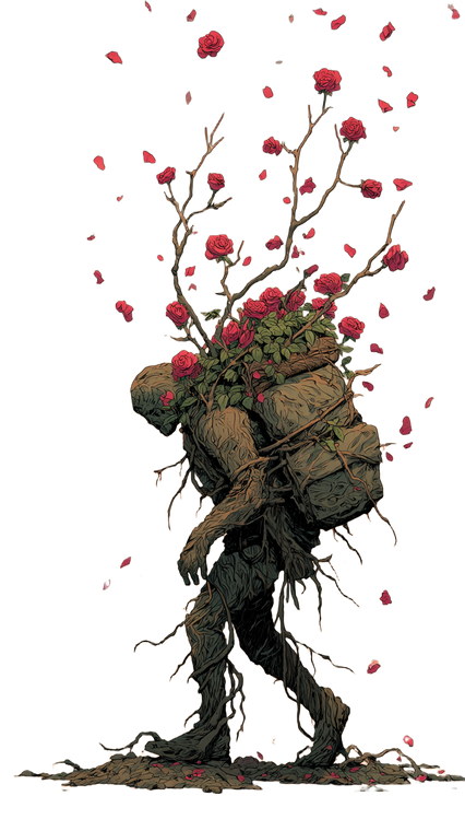 Rooted Burden Bearer Vinyl Car Decal Sticker – Waterproof & UV-Resistant 4.8533333333333335"