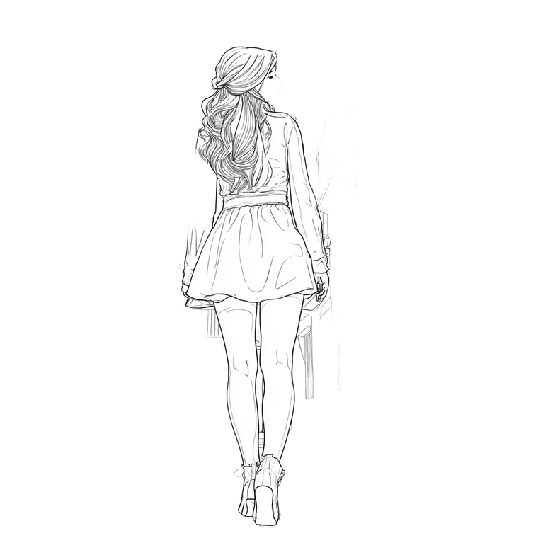 Woman Walking Barcelona Vinyl Car Decal Sticker – Waterproof & UV-Resistant 3.4133333333333336"