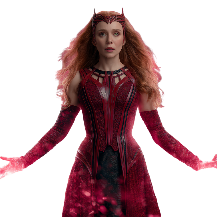 Scarlet Witch Portrait V5 Vinyl Car Decal Sticker – Waterproof & UV-Resistant 3.4133333333333336"